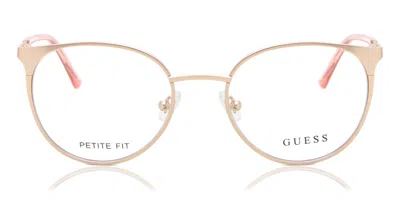 Guess Gu2913 029 Women's Glasses Rose-gold Size 50 - Free Lenses - Blue Light Block Available