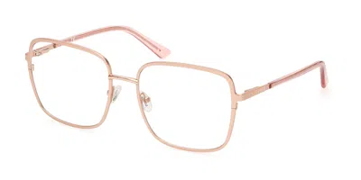 Guess Gu2914 Women's Glasses, Rose-gold, Size 54 In Pink
