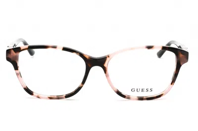 Guess Gu2925 Eyeglasses In Pink/other / Clear Demo Lens