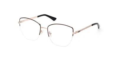 Guess Gu2939 Women's Glasses, Black, Size 53 In Gold