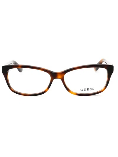 Guess Gu2948 Eyeglasses In Violet/other/clear Demo Lens