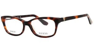 Guess Gu2948 Women's Glasses, Tortoiseshell, Size 50 In Brown