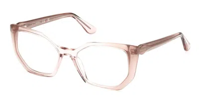 Guess Gu2966 Women's Glasses, Brown, Size 52 In Metallic