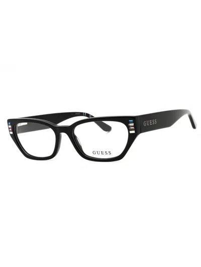 Guess Gu2967 Eyeglasses In 057 - Shiny Beige/clear Demo Lens