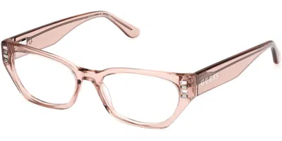 Guess Gu2967 Women's Glasses, Brown, Size 51 In Pink
