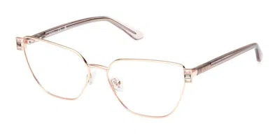 Guess Gu2969 Women's Glasses, Rose-gold, Size 56 In Gray