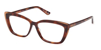 Guess Gu2977 Women's Glasses, Tortoiseshell, Size 55 In Brown