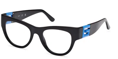 Guess Gu2988 Women's Glasses, Blue, Size 50 In Black