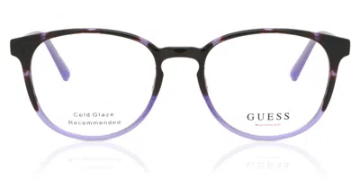 Guess Gu3009 Men's Glasses, Purple, Size 49 In Brown