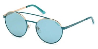 Guess Gu3047 87q Men's Sunglasses Blue Size 53
