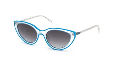 Guess Gu3061 92b Women's Sunglasses Blue Size 54