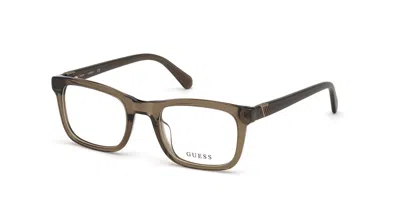Guess Gu50002 045 Occhiali Da Vista Marroni Per Uomo (solo Montatura) In Brown
