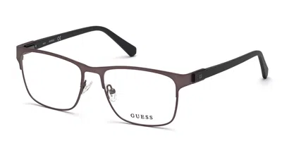 Guess Gu50013 009 Men's Glasses Grey Size 55 - Free Lenses - Blue Light Block Available In Purple