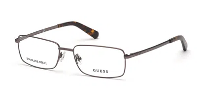 Guess Gu50036 010 Men's Glasses Grey Size 56 - Free Lenses - Blue Light Block Available In Gray