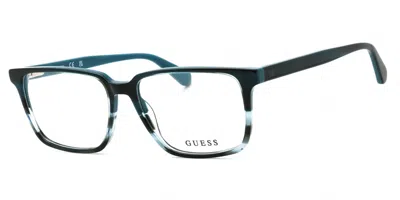 Guess Gu50047 092 Men's Glasses Blue Size 54 - Free Lenses - Blue Light Block Available