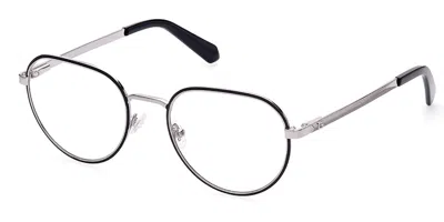 Guess Gu50050 010 Men's Glasses Silver Size 51 - Free Lenses - Blue Light Block Available In Neutral