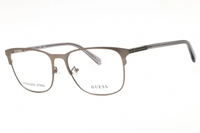 Guess Gu50055-d 007 Matte Dark Nickeltin 56mm In Brown