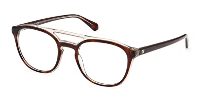 Guess Gu50064 Men's Glasses, Tortoiseshell, Size 53 In Brown