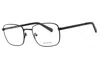 Guess Gu50074 Metal Rectangular Eyeglasses In Black