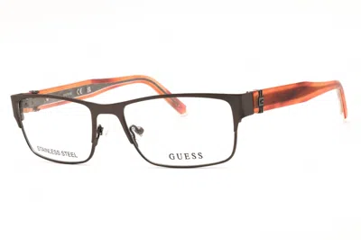 Guess Gu50082 007 Matte Dark Nickeltin 54mm In Brown