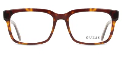 Guess Gu50084 Men's Glasses, Tortoiseshell, Size 52 In Brown