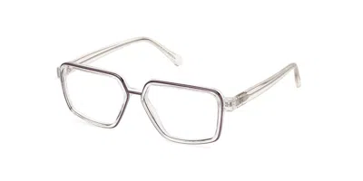 Guess Gu50085 Men's Glasses, Clear, Size 54 In Silver