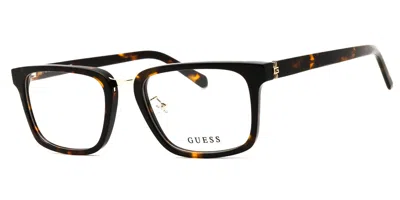 Guess Gu50088-d Asian Fit Men's Glasses, Tortoiseshell, Size 54 In Brown
