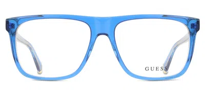 Guess Gu50089 Men's Glasses, Blue, Size 56