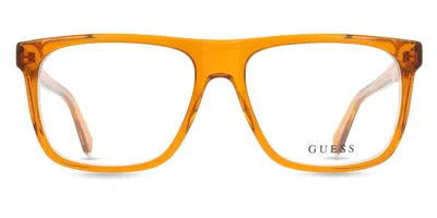 Guess Gu50089 Men's Glasses, Clear, Size 56 In Orange