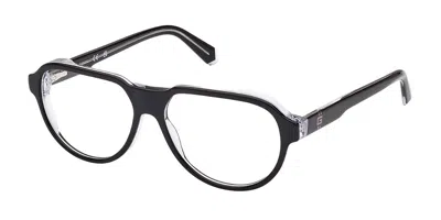 Guess Gu50090 Men's Glasses, Black, Size 56