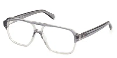 Guess Gu50093 Men's Glasses, Clear, Size 56 In Gray