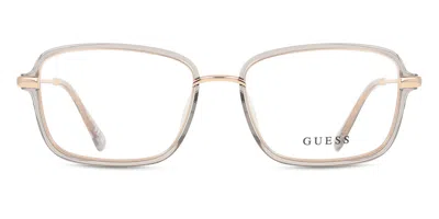 Guess Gu50099 Men's Glasses, Gold, Size 54 In Gray