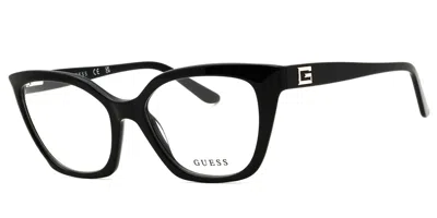 Guess Gu50111 001 Women's Glasses Black Size 55 - Free Lenses - Blue Light Block Available