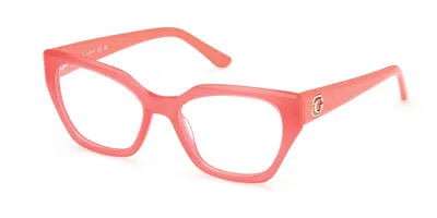 Guess Gu50112 Women's Glasses, Pink, Size 51 In Red