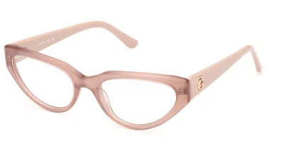 Guess Gu50113 Women's Glasses, Brown, Size 53 In Pink