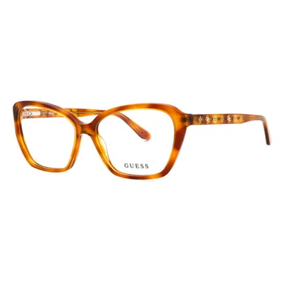 Guess Gu50115 053 Blonde Havana 54mm In Brown