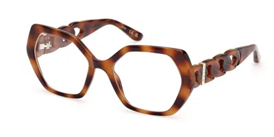 Guess Gu50116 Women's Glasses, Tortoiseshell, Size 53 In Brown