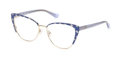 Guess Gu50121 Women's Glasses, Blue, Size 53