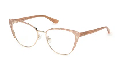 Guess Gu50121 Women's Glasses, Brown, Size 53 In Neutral