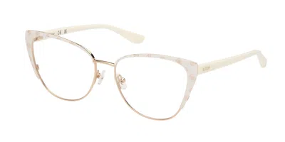 Guess Gu50121 021 Women's Glasses Gold Size 53 - Free Lenses - Blue Light Block Available