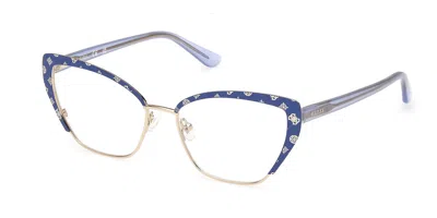 Guess Gu50122 Women's Glasses, Blue, Size 54