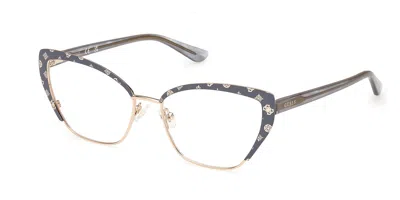 Guess Gu50122 Women's Glasses, Gold, Size 54 In White
