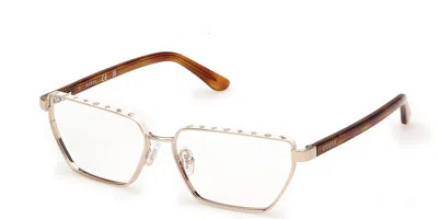 Guess Gu50123 Women's Glasses, Gold, Size 55 In Neutral