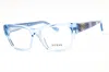 Guess Ladies Blue Rectangular Eyeglass Frames Gu50126 In Multi