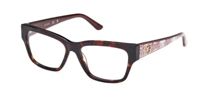 Guess Gu50126 Women's Glasses, Tortoiseshell, Size 53 In Brown