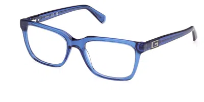 Guess Gu50132 Men's Glasses, Blue, Size 54