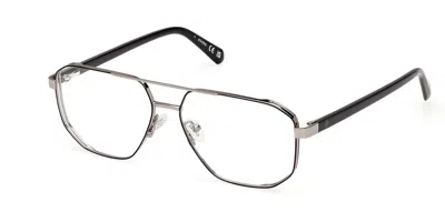 Guess Gu50135 Men's Glasses, Black, Size 55 In Multi