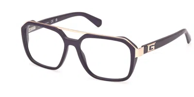 Guess Gu50138 082 Men's Glasses Purple Size 55 - Free Lenses - Blue Light Block Available