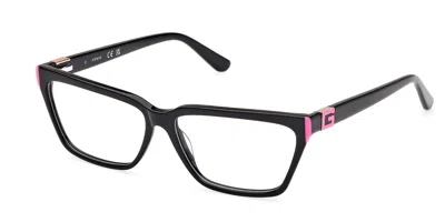 Guess Gu50145 001 Women's Glasses Black Size 56 - Free Lenses - Blue Light Block Available In Brown