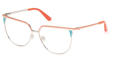 Guess Gu50147 Women's Glasses, Gold, Size 54 In Orange